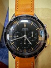 105.003-63 ed white omega speedmaster with rare decimal bezel at Brittons watches